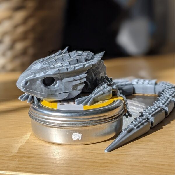 Brinquedo Enfeite De Mesa Lagarto 3d Articulado - Imagem 3